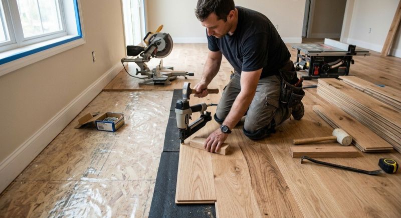 Hardwood Installation in Harmony, NC
