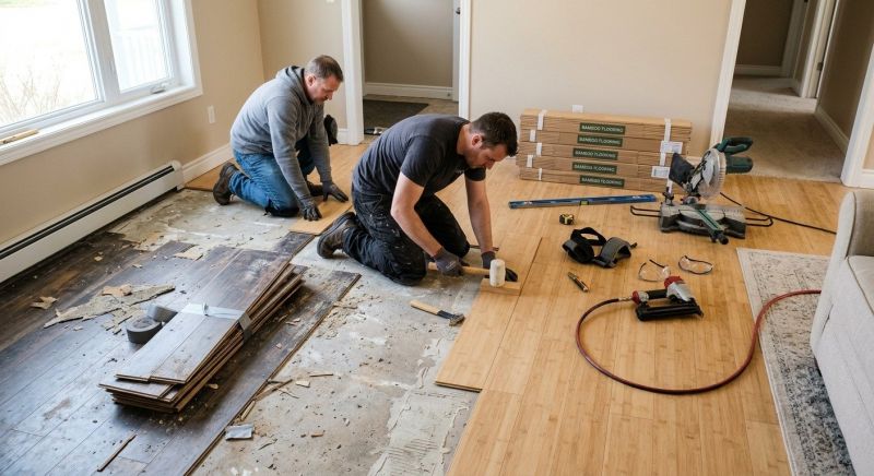 Bamboo Flooring Installation in Statesville, NC