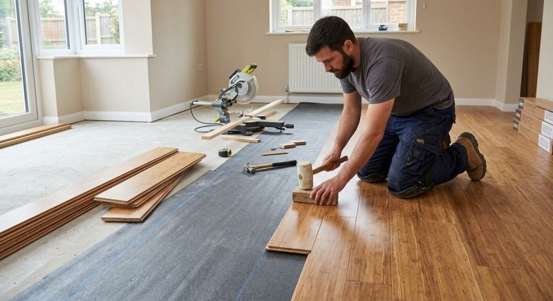 Bamboo Flooring Installation in Statesville, NC