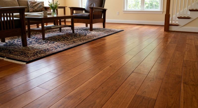 Cherry Floor Installation in Conover, NC