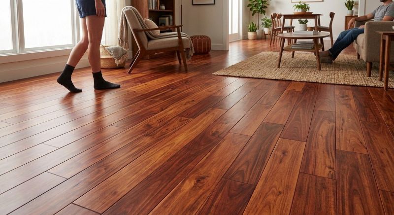 Cherry Floor Installation in Hickory, NC