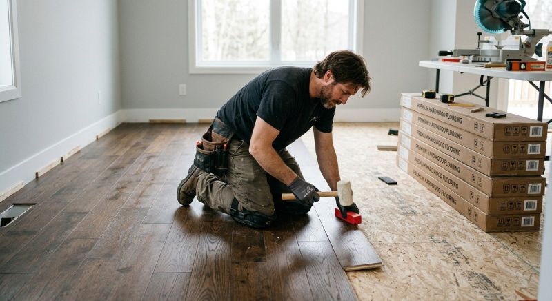 Hardwood Floor Installation in Conover, NC