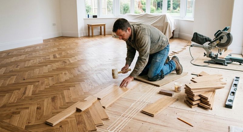 Hardwood Floor Installation in Mooresville, NC