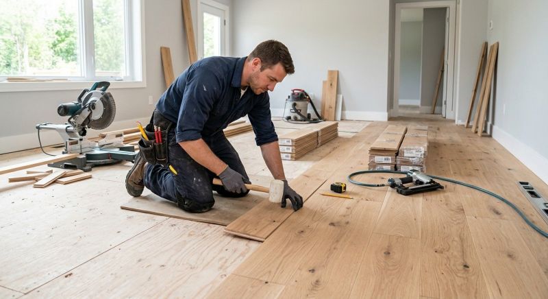 Hardwood Floor Installation in Wilkesboro, NC