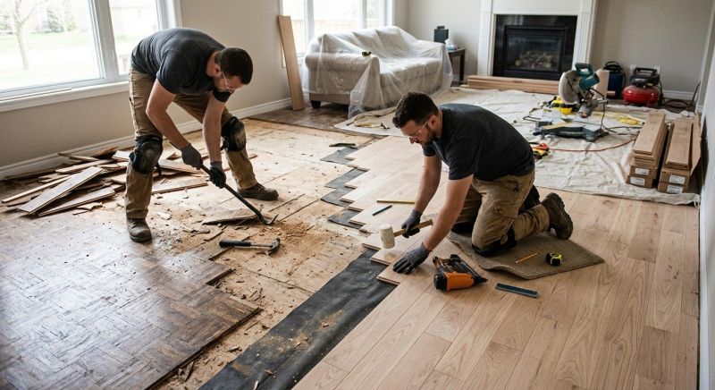 Hardwood Replacement in Hickory, NC