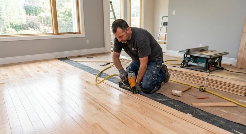 Maple Flooring Installation in Catawba, NC