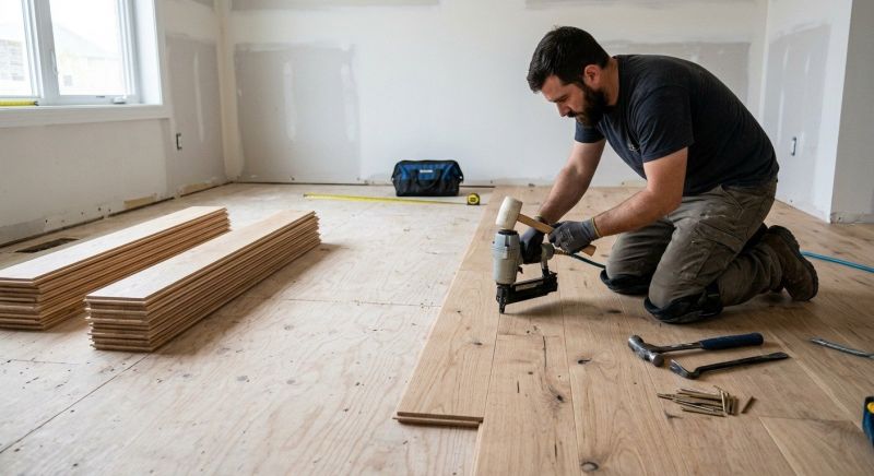 Oak Floor Installation in Conover, NC