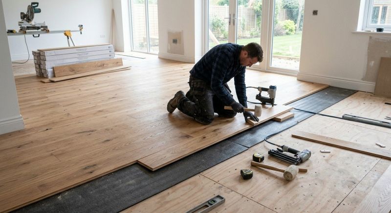 Oak Floor Installation in Newton, NC
