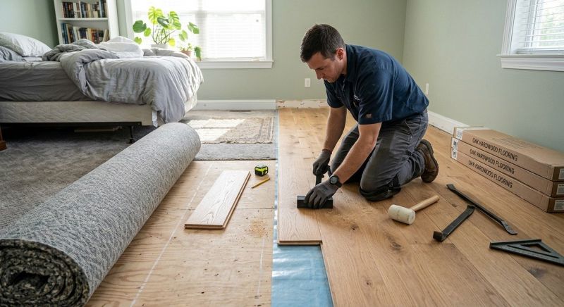 Oak Floor Replacement in Statesville, NC