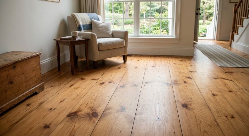 Pine Floor Installation in Statesville, NC