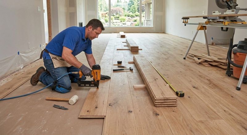 Plank Floor Installation in Statesville, NC
