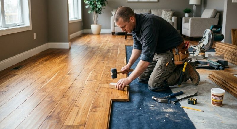 Teak Flooring Installation in Statesville, NC