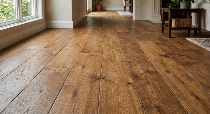Wide Plank Floor Installation in Statesville, NC