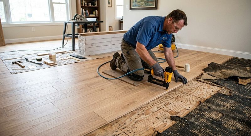 Wood Floor Replacement in Statesville, NC