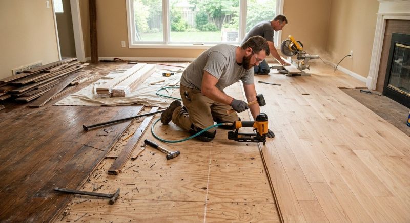 Wood Floor Replacement in Sherrills Ford, NC