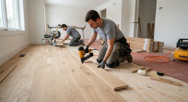 Wood Floor Replacement in Troutman, NC