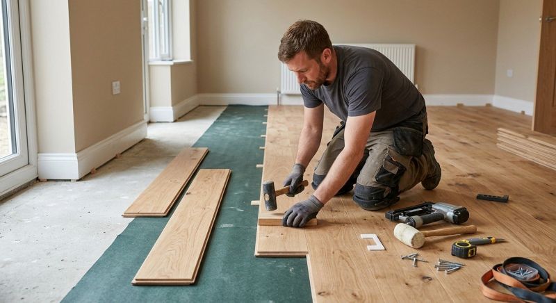 Wood Flooring Installation in Davie County, NC