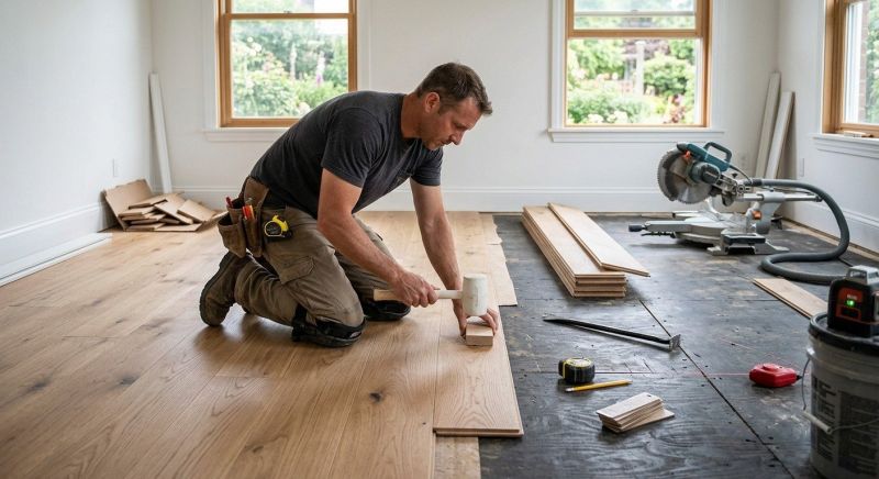 Wood Flooring Installation in Iredell County, NC