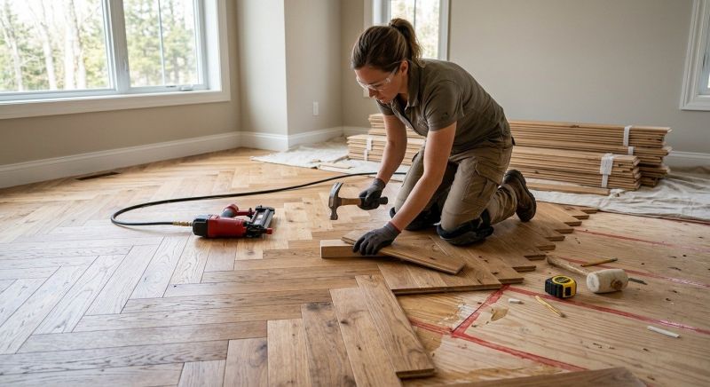 Wood Flooring Installation in Troutman, NC