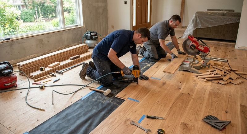 Wood Flooring Installation in Troutman, NC