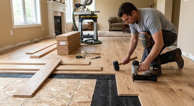 Wood Flooring Installation in Troutman, NC